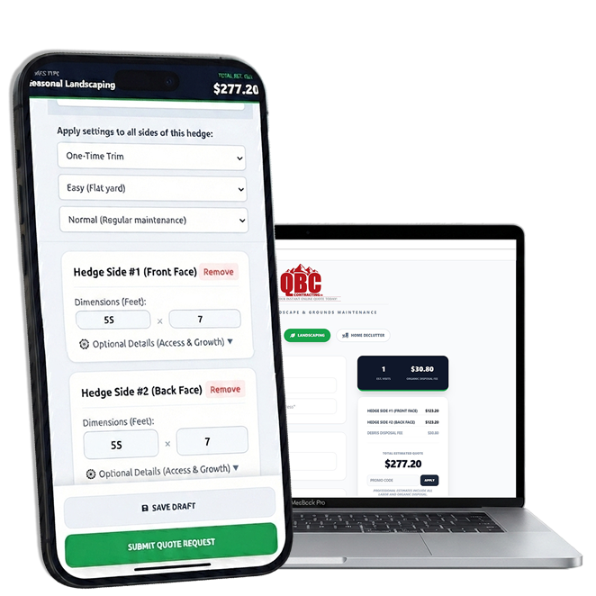 QBC Pricing App Mockup